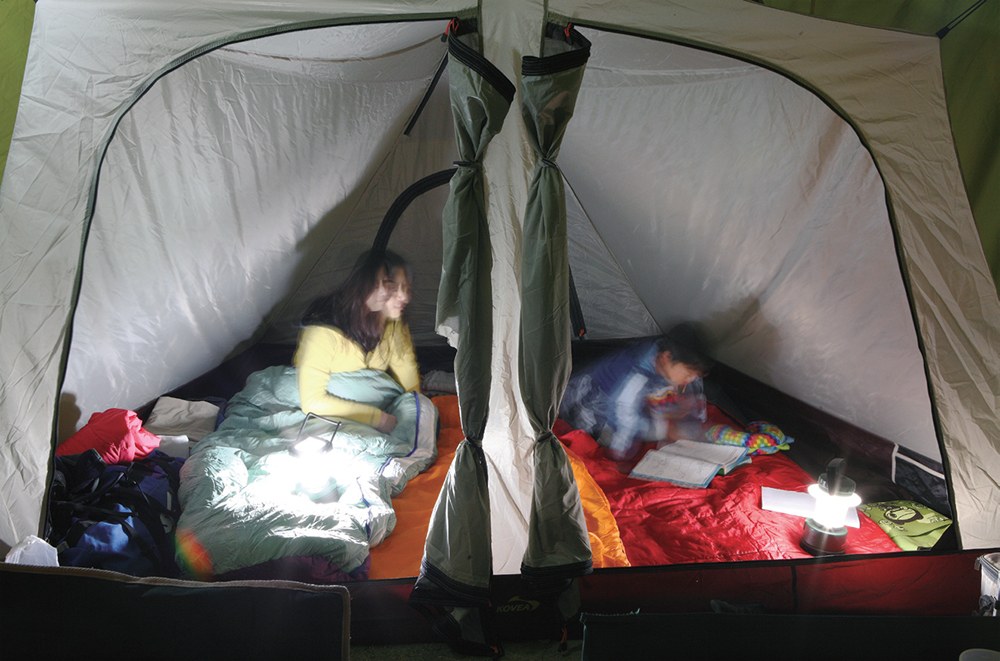 텐트꾸미기
