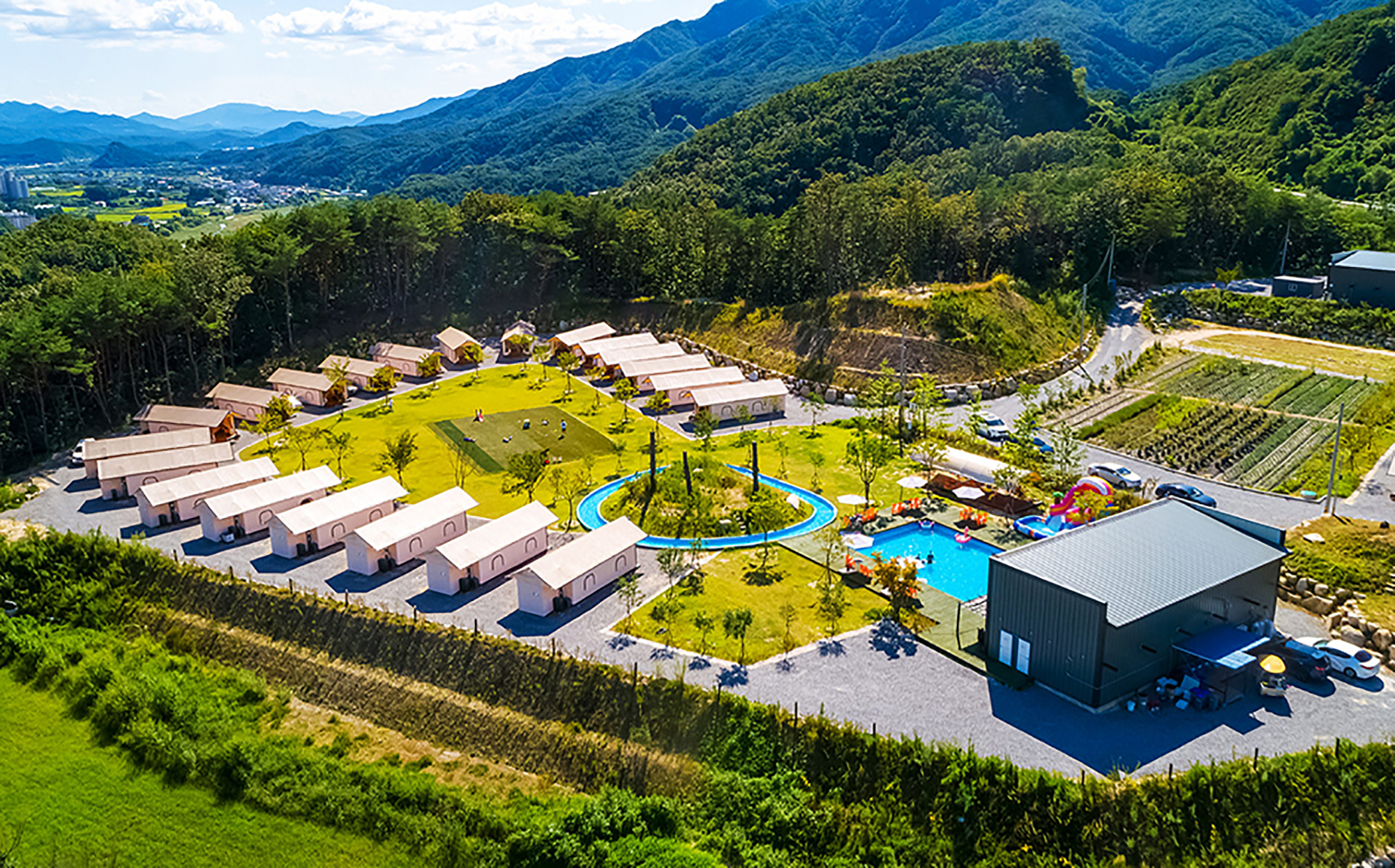(주)더그린포천 농업회사법인(민트글램핑)