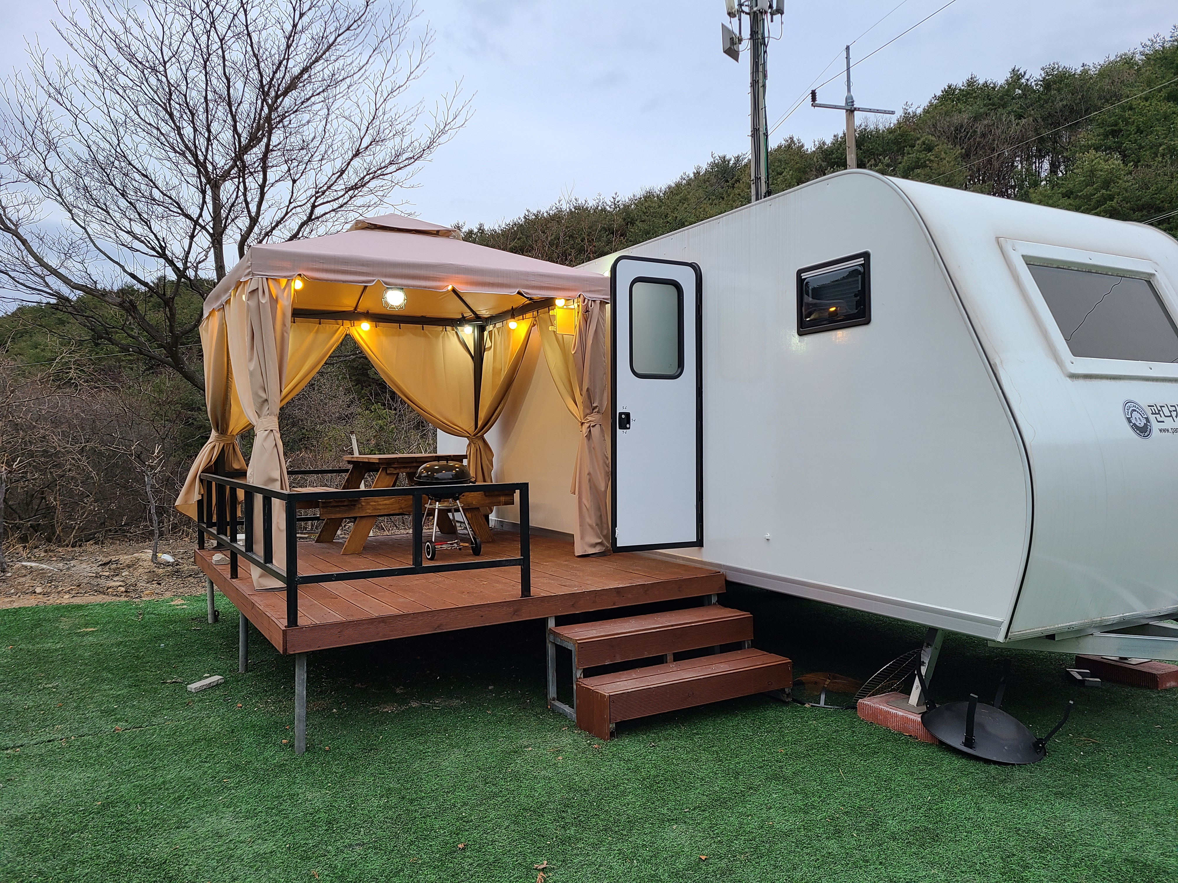 산마루 글램핑카라반