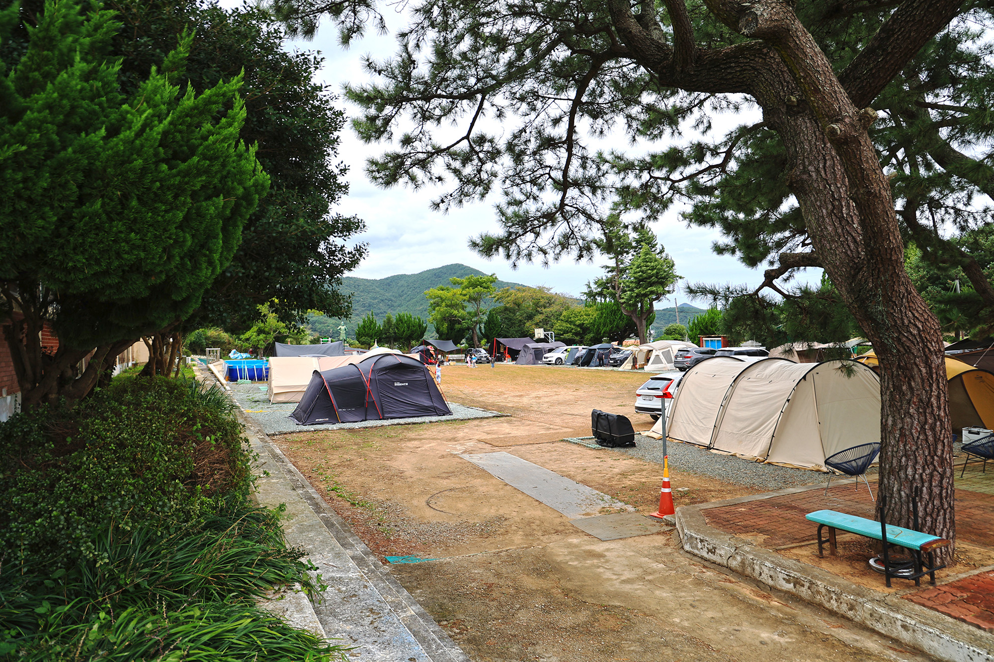 한산도 충무공교실 야영장
