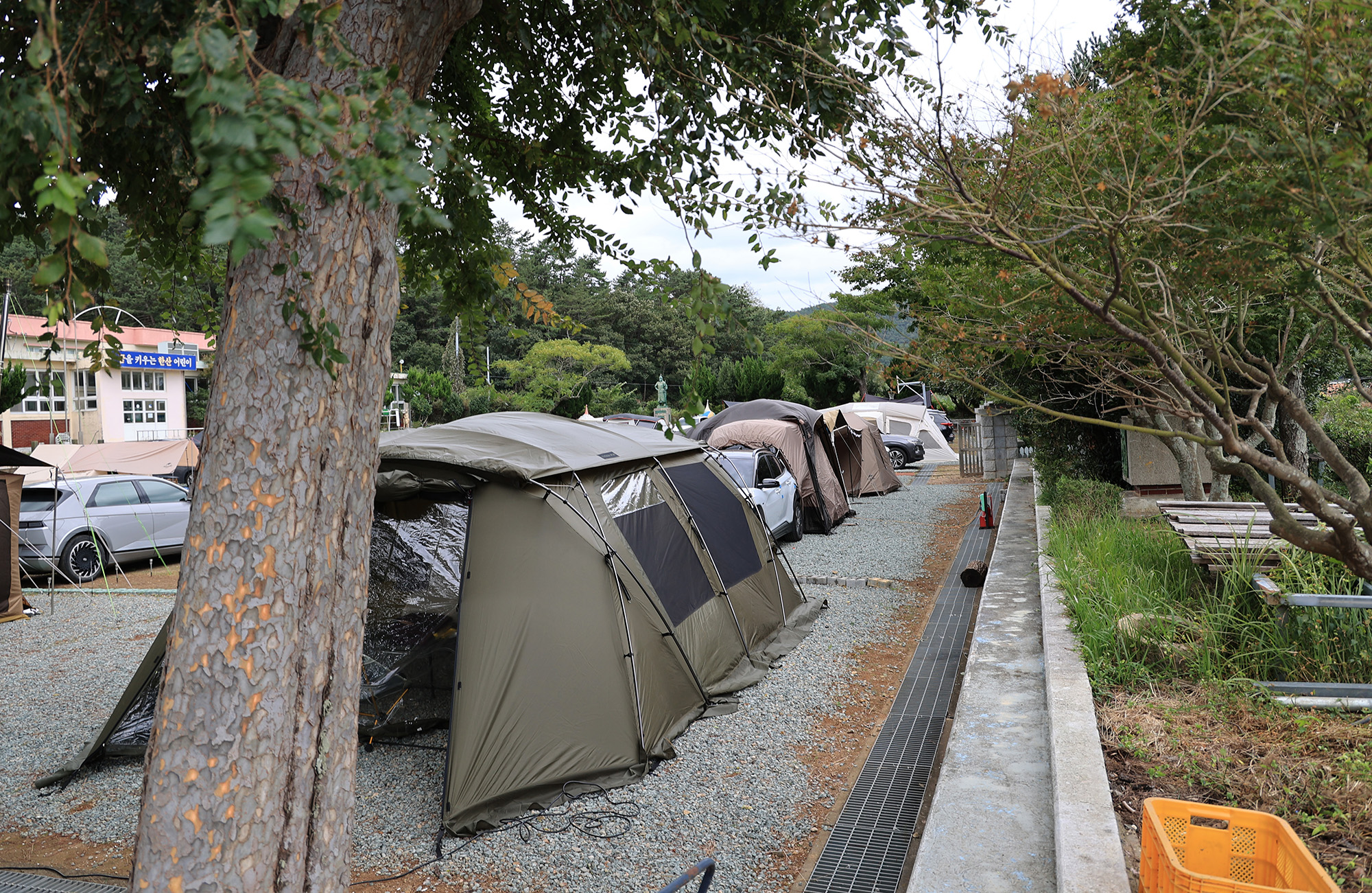 한산도 충무공교실 야영장