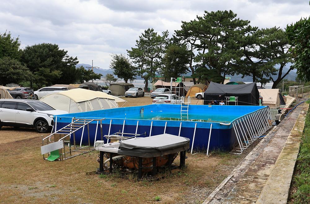 한산도 충무공교실 야영장