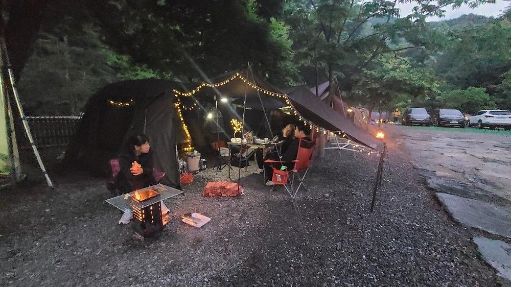 영월 엄둔밸리 계곡캠핑장 