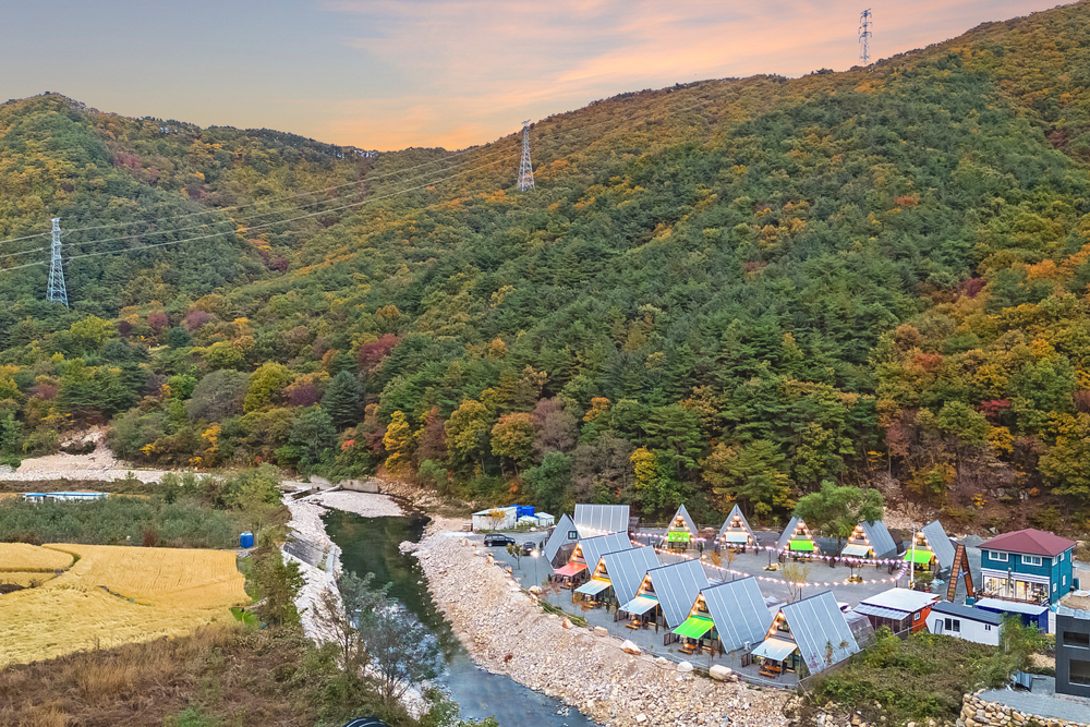 세모 풀빌라 글램핑장