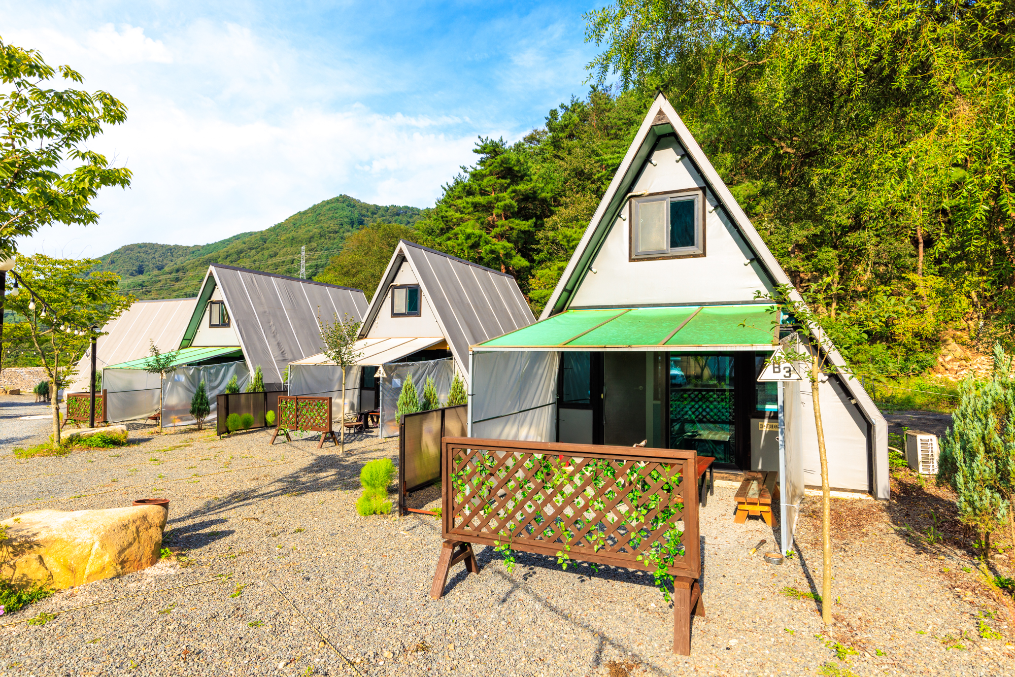 세모 풀빌라 글램핑장