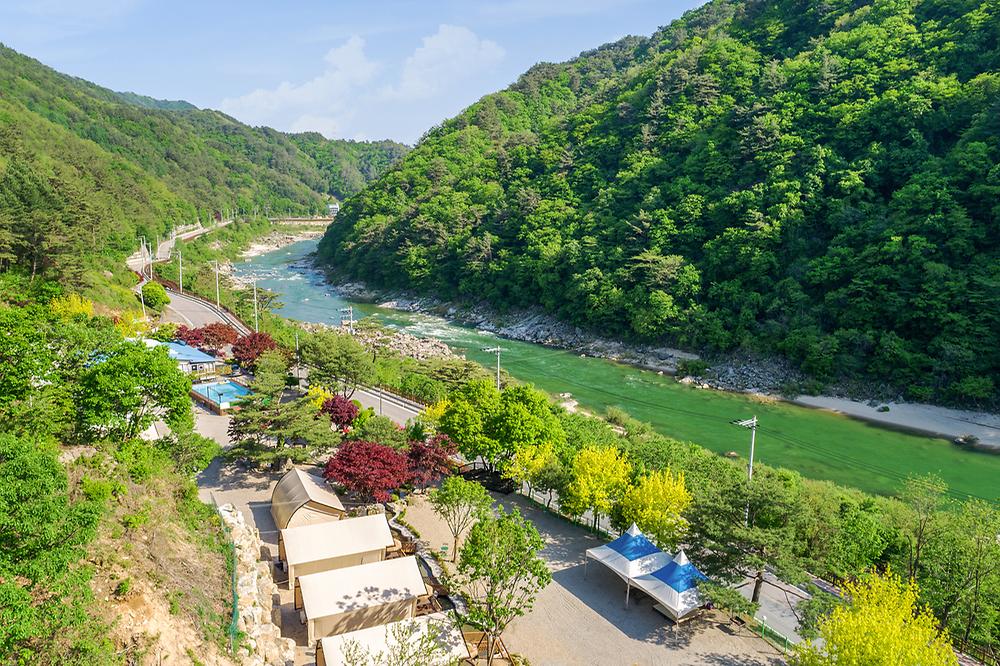 내린천 글램핑