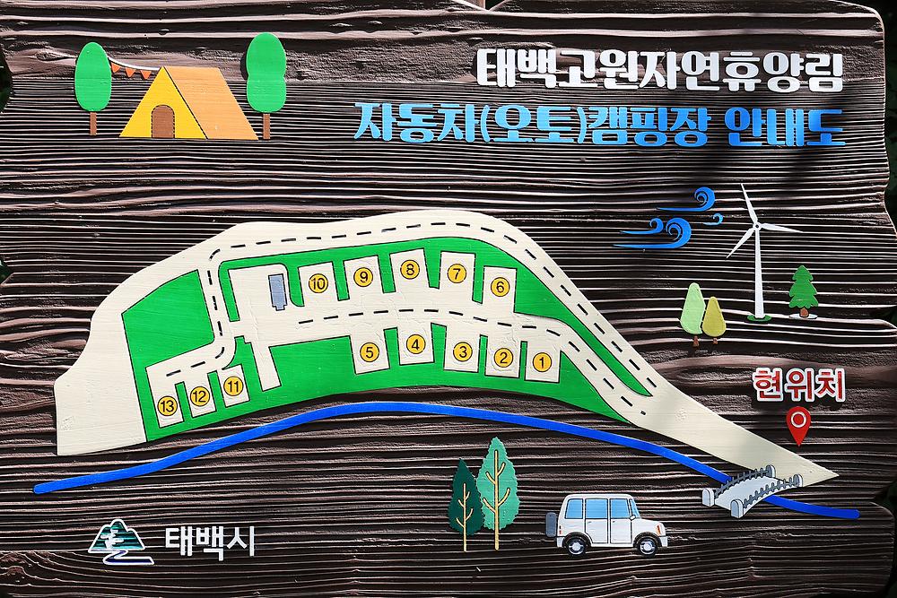 태백고원자연휴양림 자동차야영장