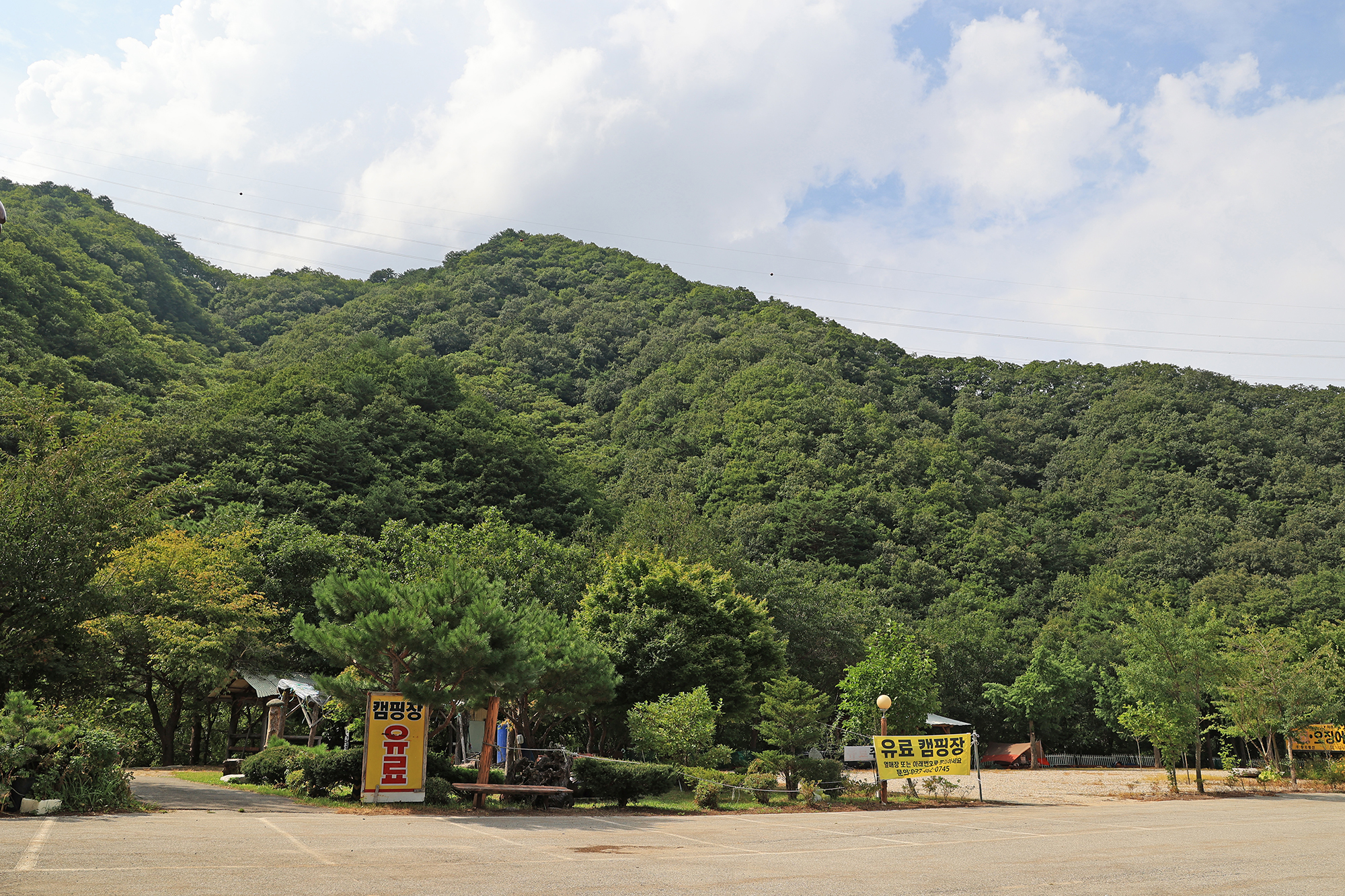 용대 황지 캠핑장