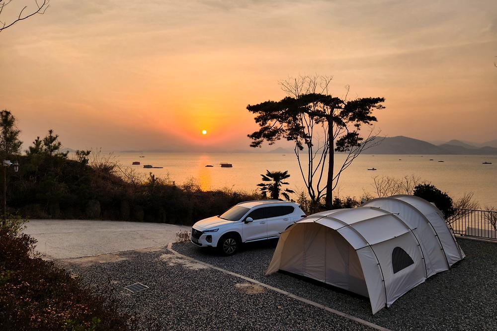 두랭이해변 오토 캠핑장