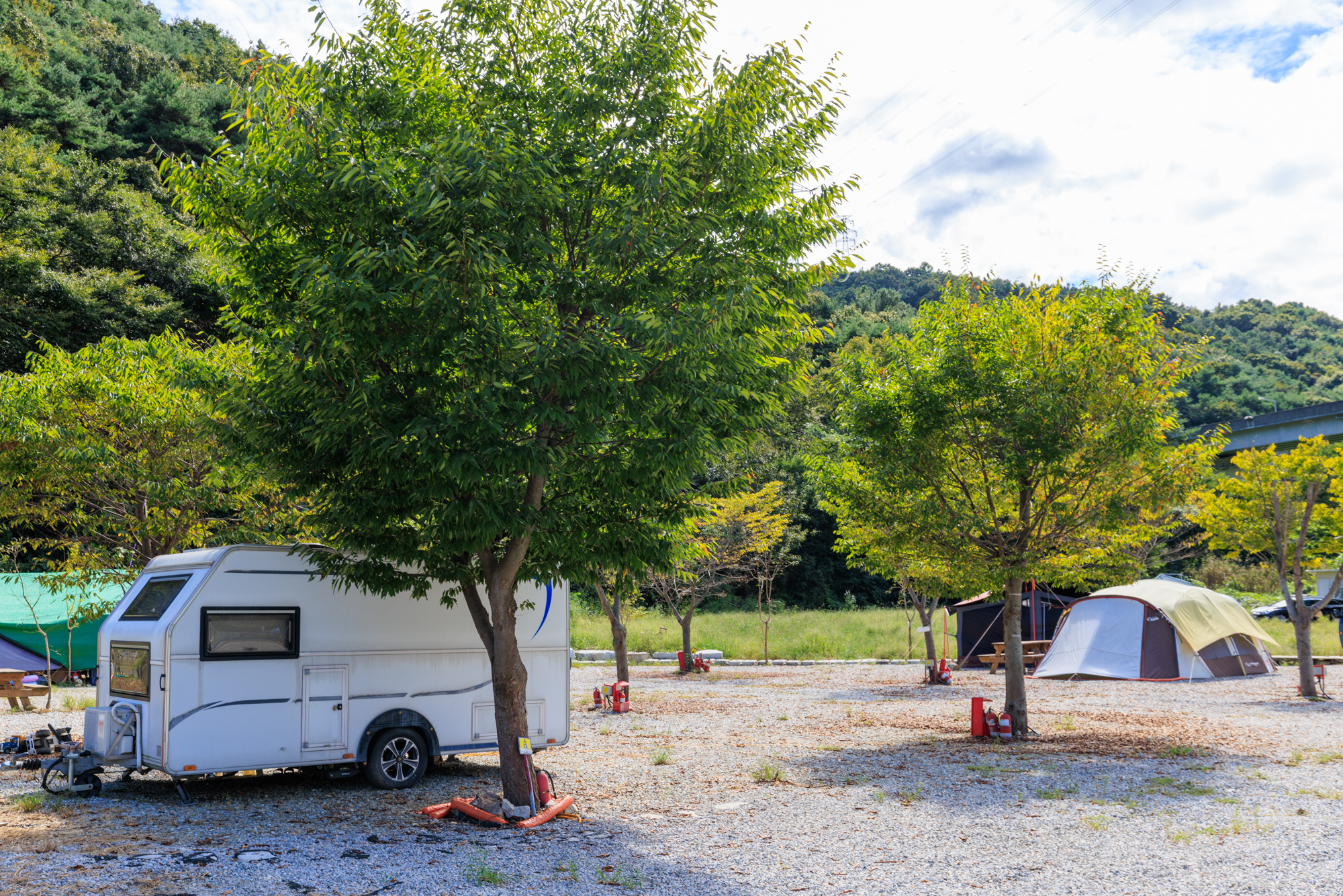 전주 아중호수 캠핑장