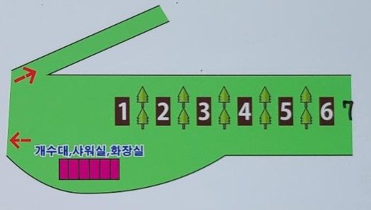 안전 및 시설배치도입니다