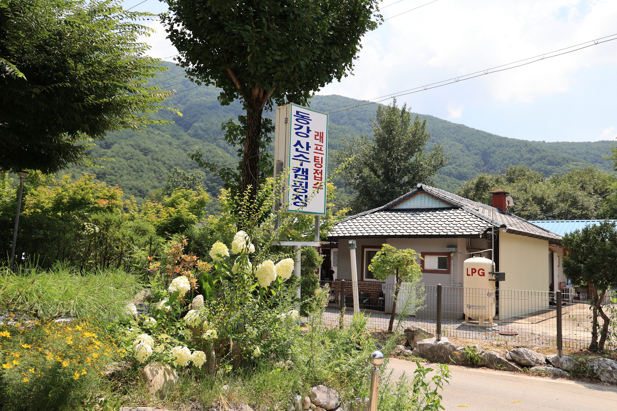 동강 산수 캠핑장