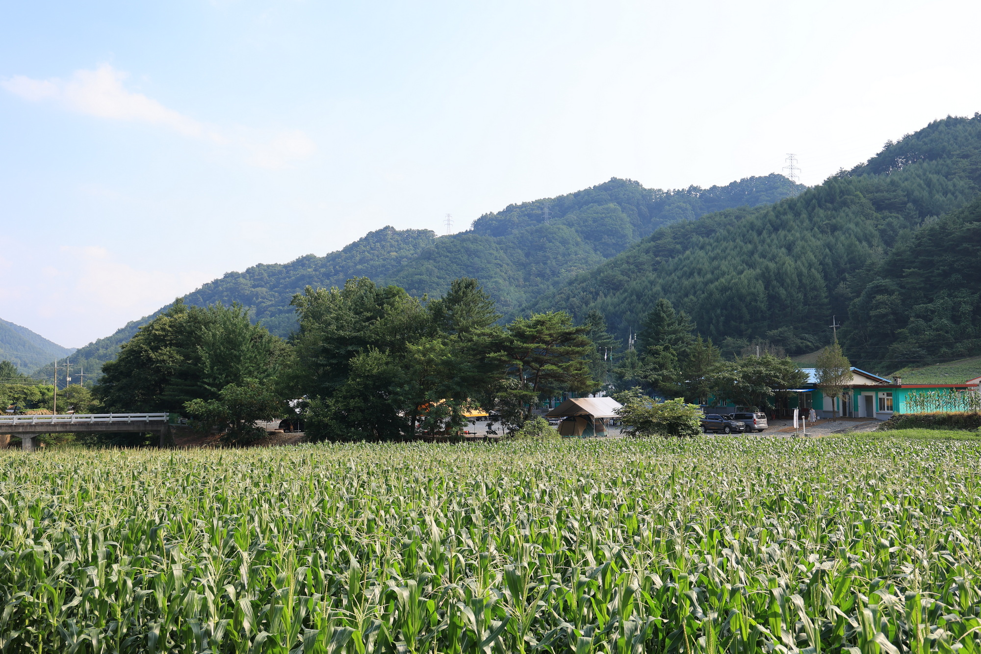 백덕산 캠핑장