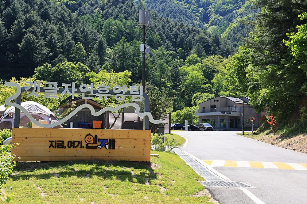갯골자연휴양림 야영장