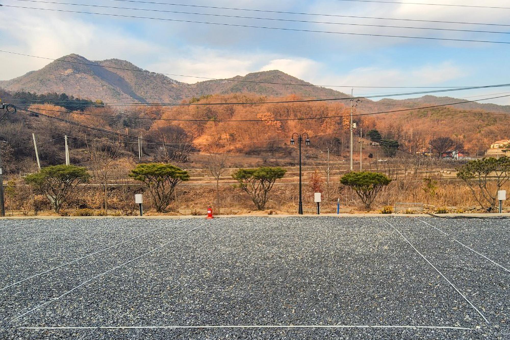 이른아침 캠핑장