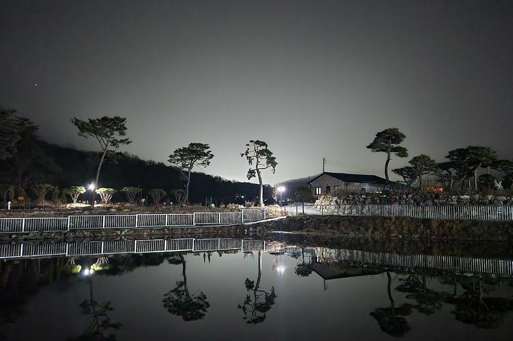 이른아침 캠핑장
