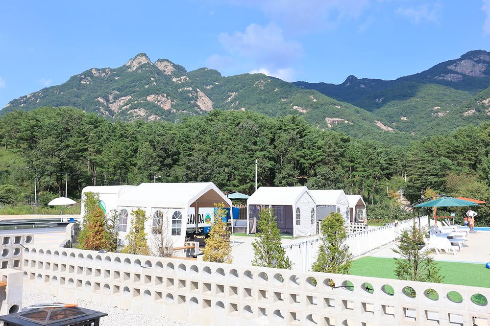 산이다 글램핑