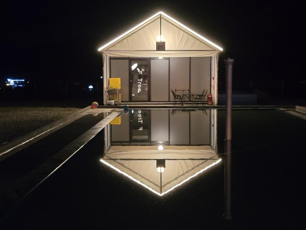 트리풀하우스 글램핑 풀빌라 수영장