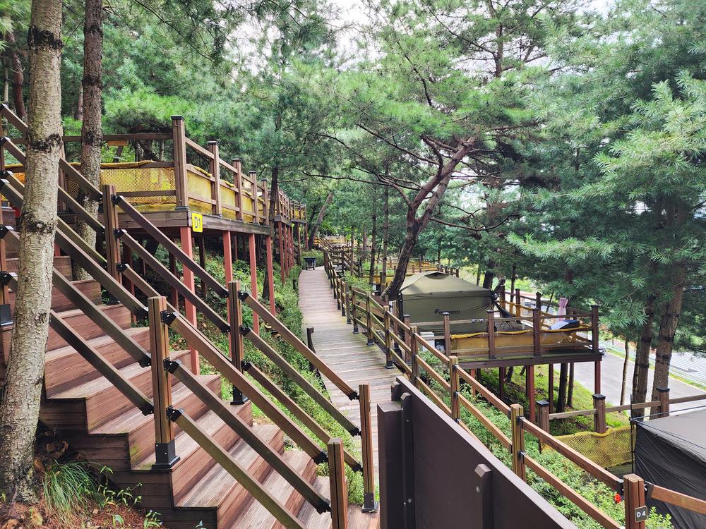 신암저수지 숲속야영장