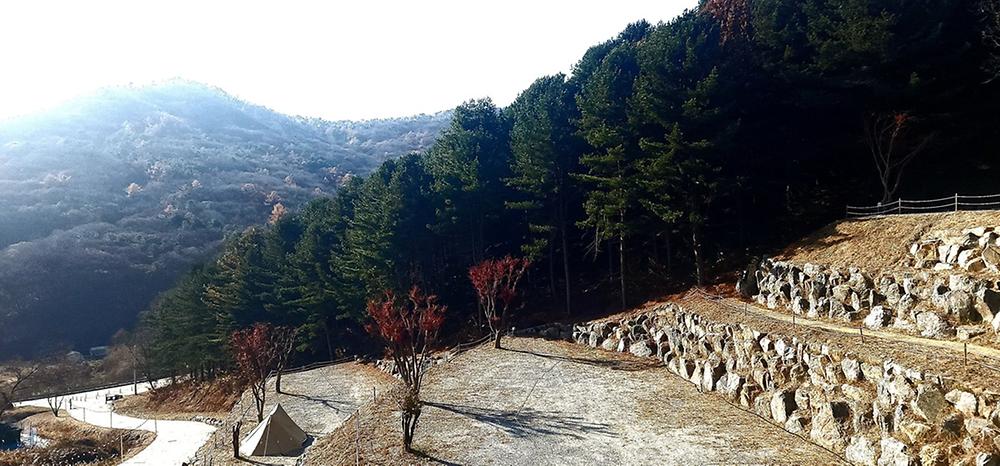 구릉지캠핑장