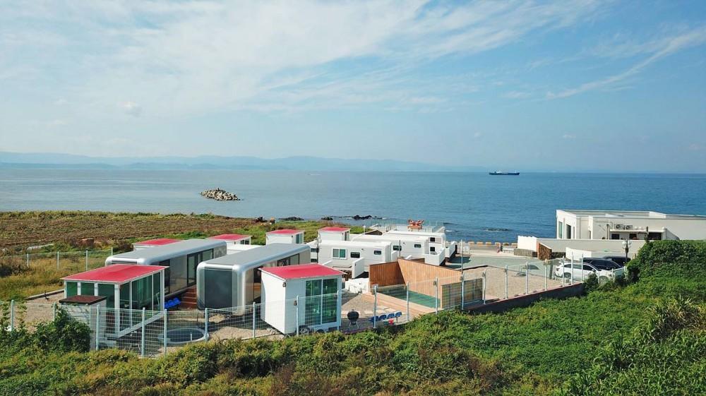 제주인포항 개별 수영장 카라반