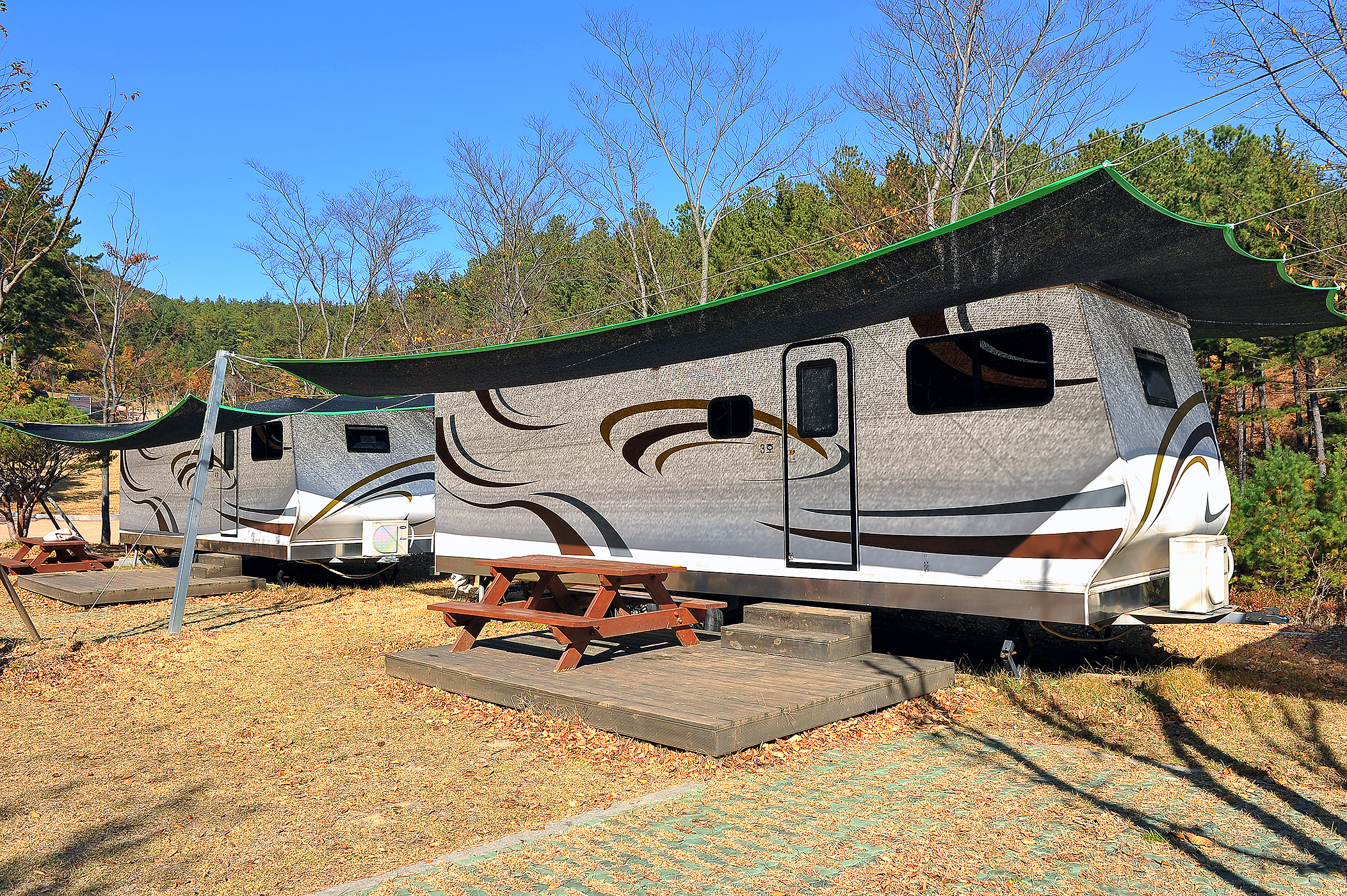 백운산 자연휴양림 야영장