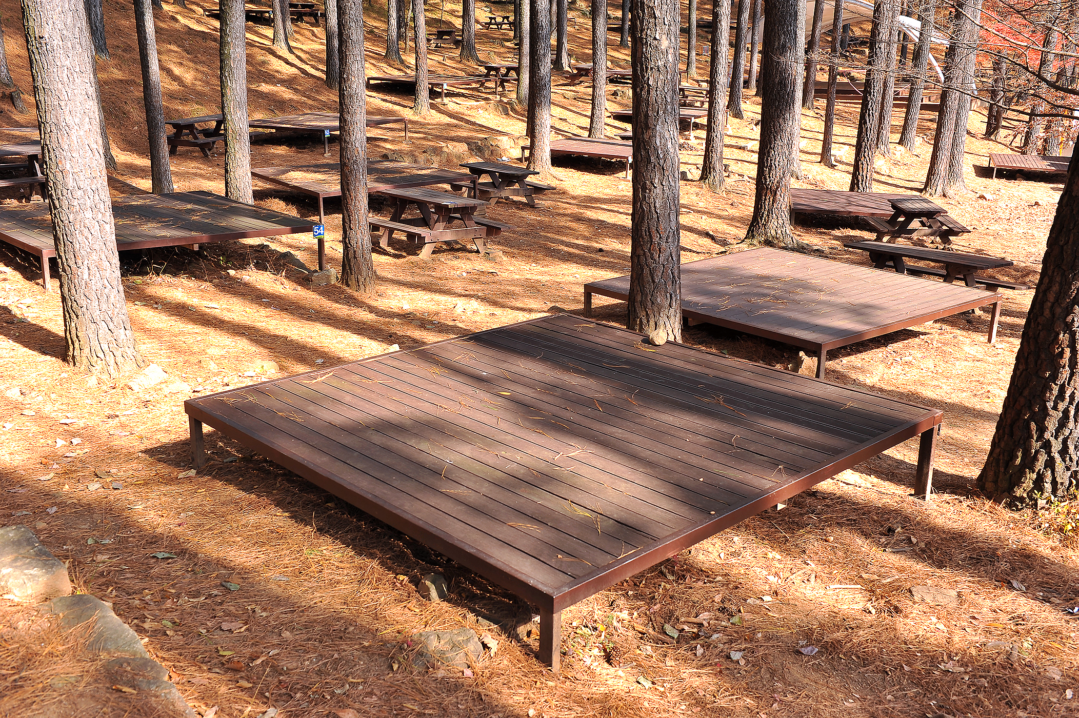 백운산 자연휴양림 야영장