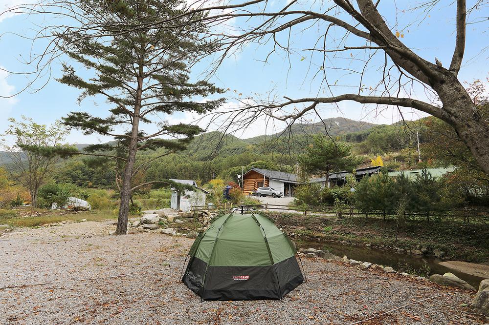 산아래 캠핑장