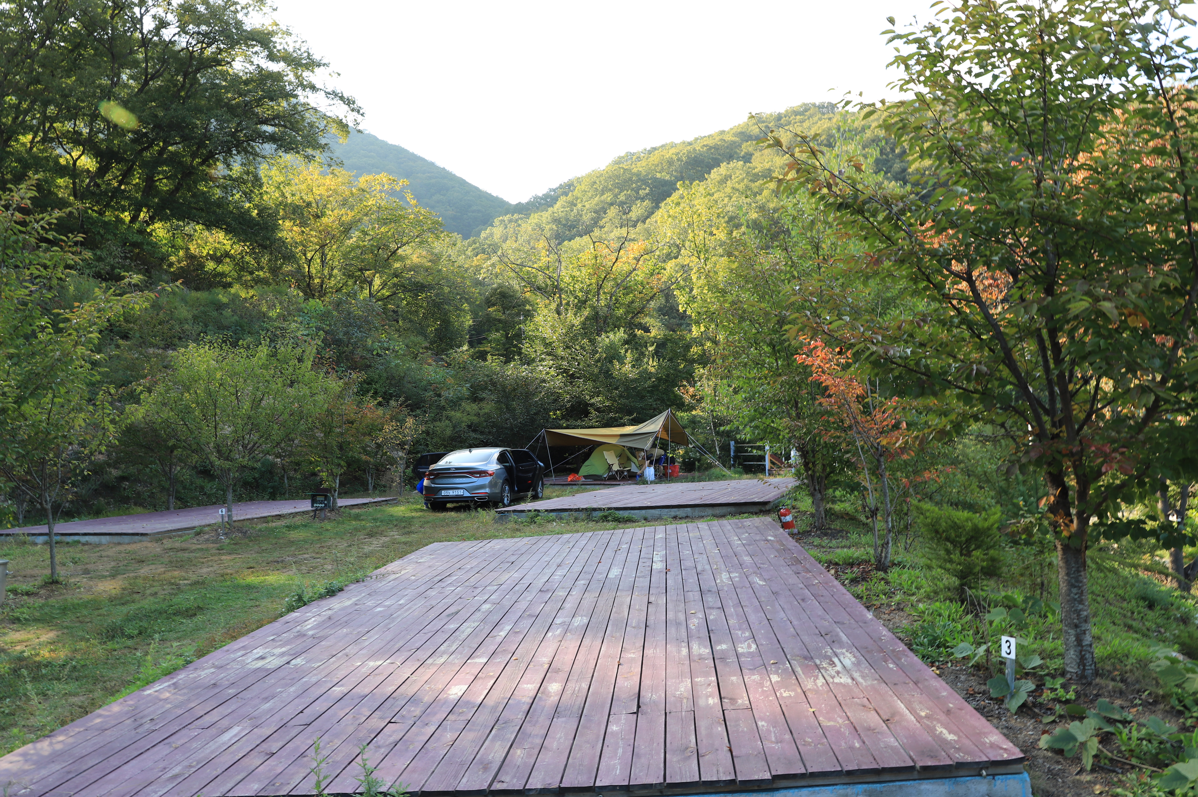 산으로 캠핑장