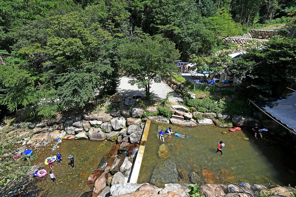산청지막계곡캠핑장