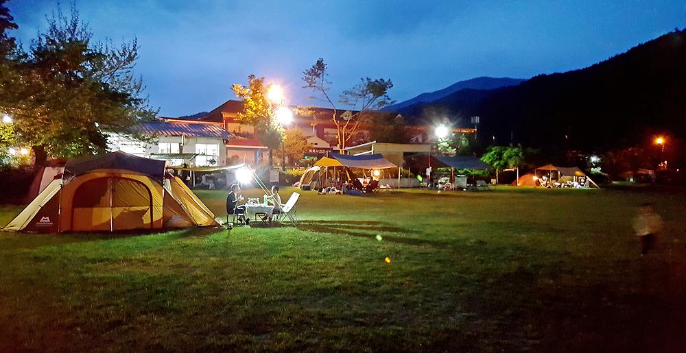 섬진강문화학교 캠핑장