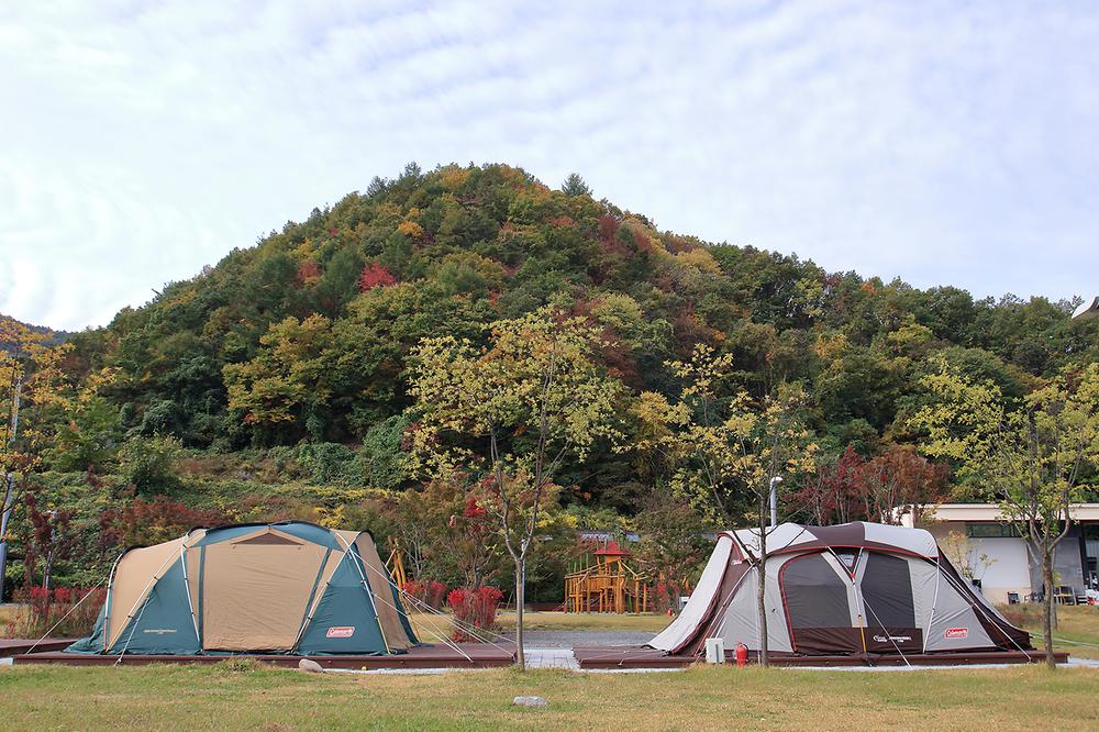 성덕댐 수달 캠핑장