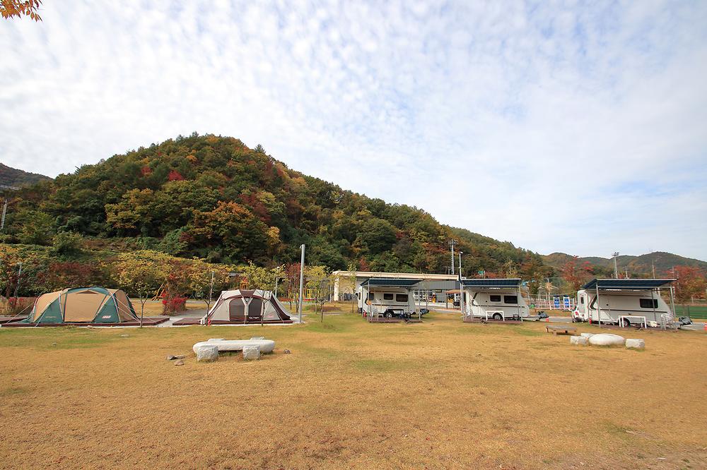 성덕댐 수달 캠핑장