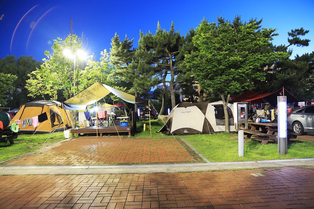 속초해변 국민여가 캠핑장