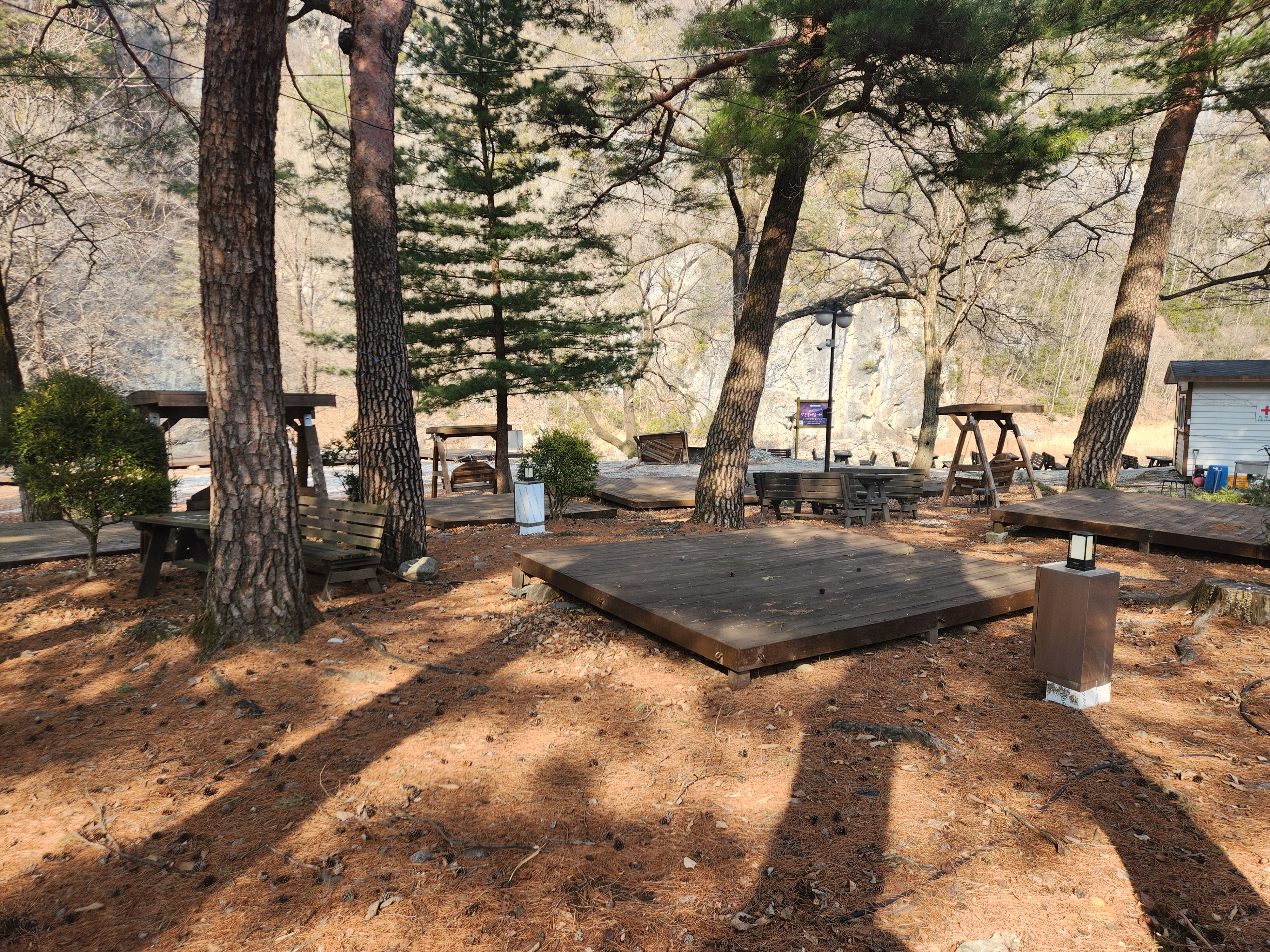 정선 삼시세끼 스쿨 캠핑장