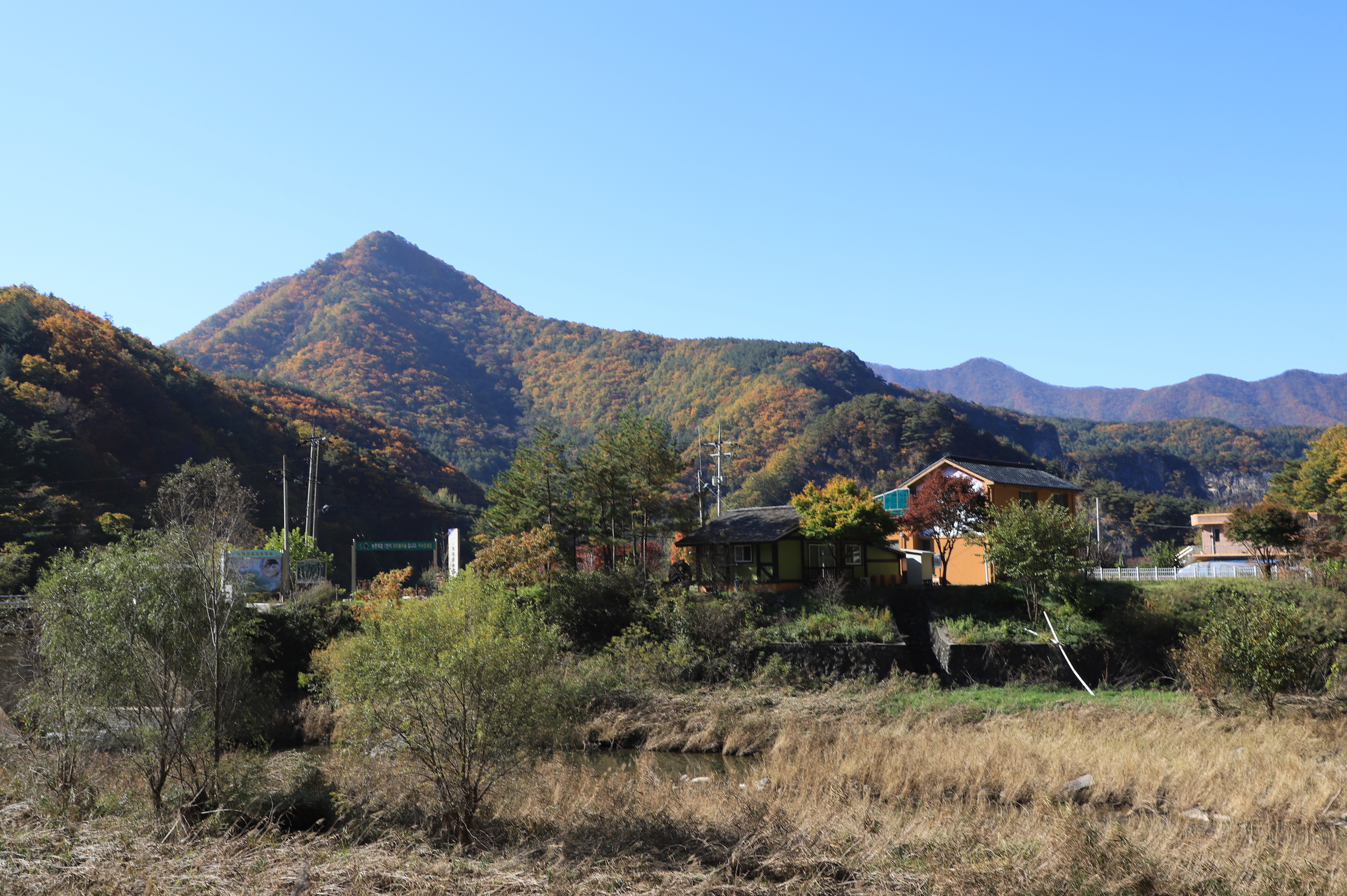 정선 삼시세끼 스쿨 캠핑장