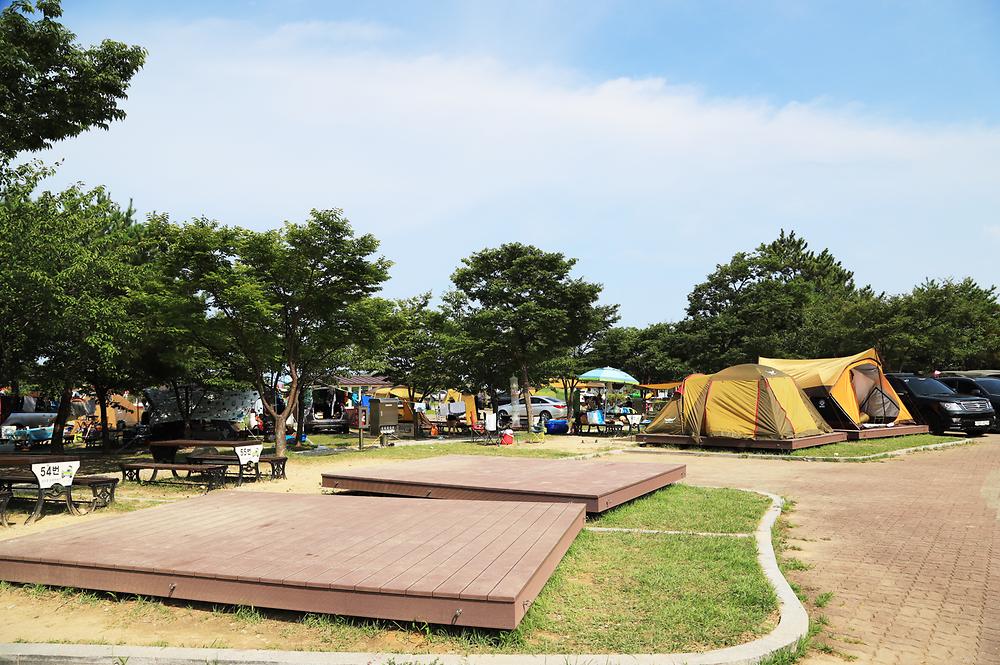 송지호 오토 캠핑장