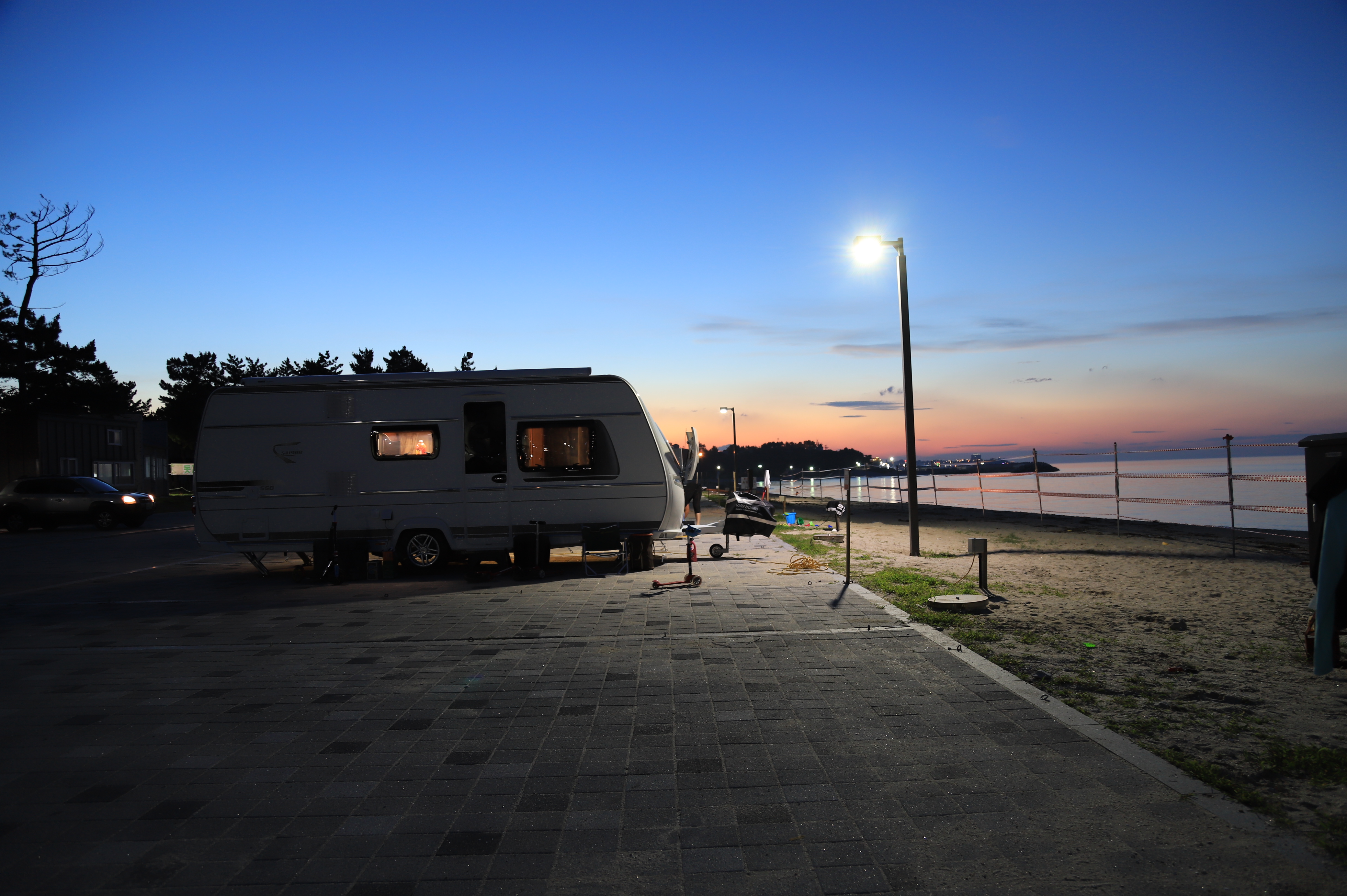 연곡해변 솔향기캠핑장