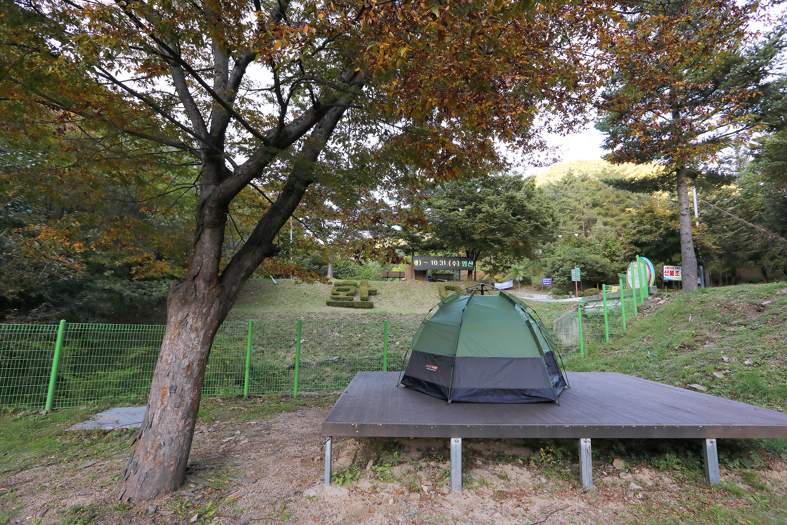 계명산자연휴양림 야영장