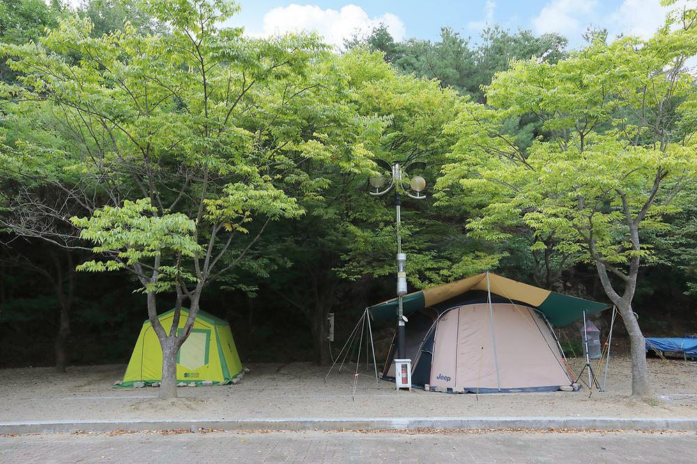 운문산군립공원 소머리 야영장