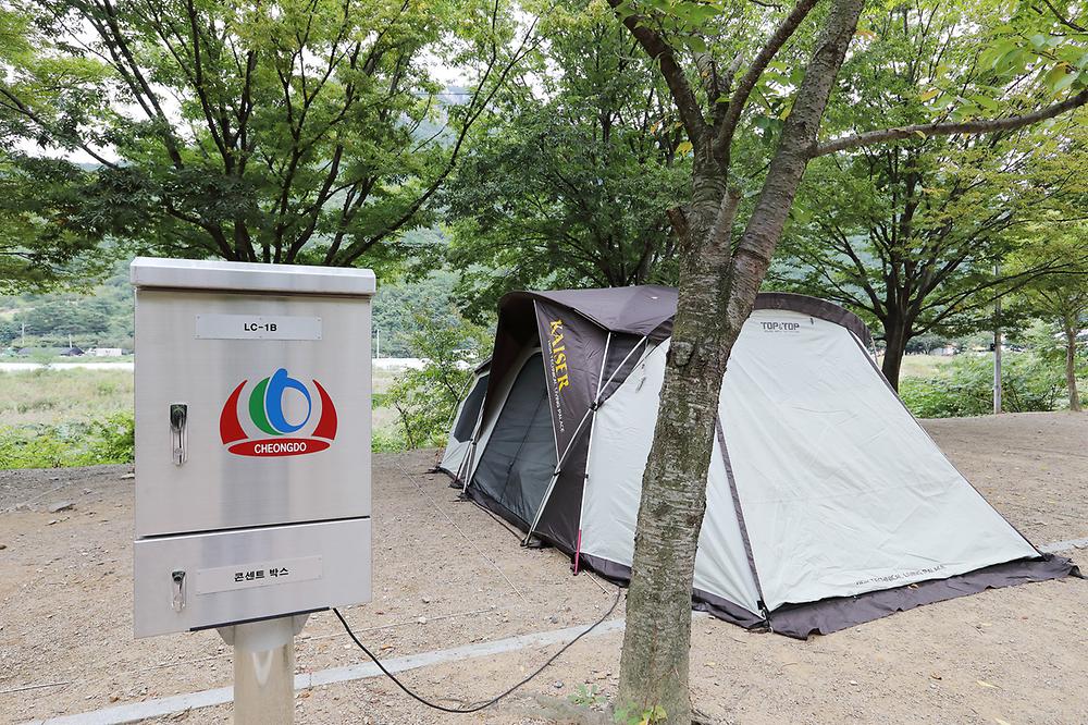운문산군립공원 소머리 야영장