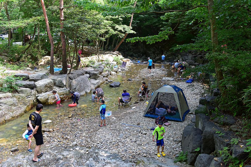 국립운장산자연휴양림 야영장