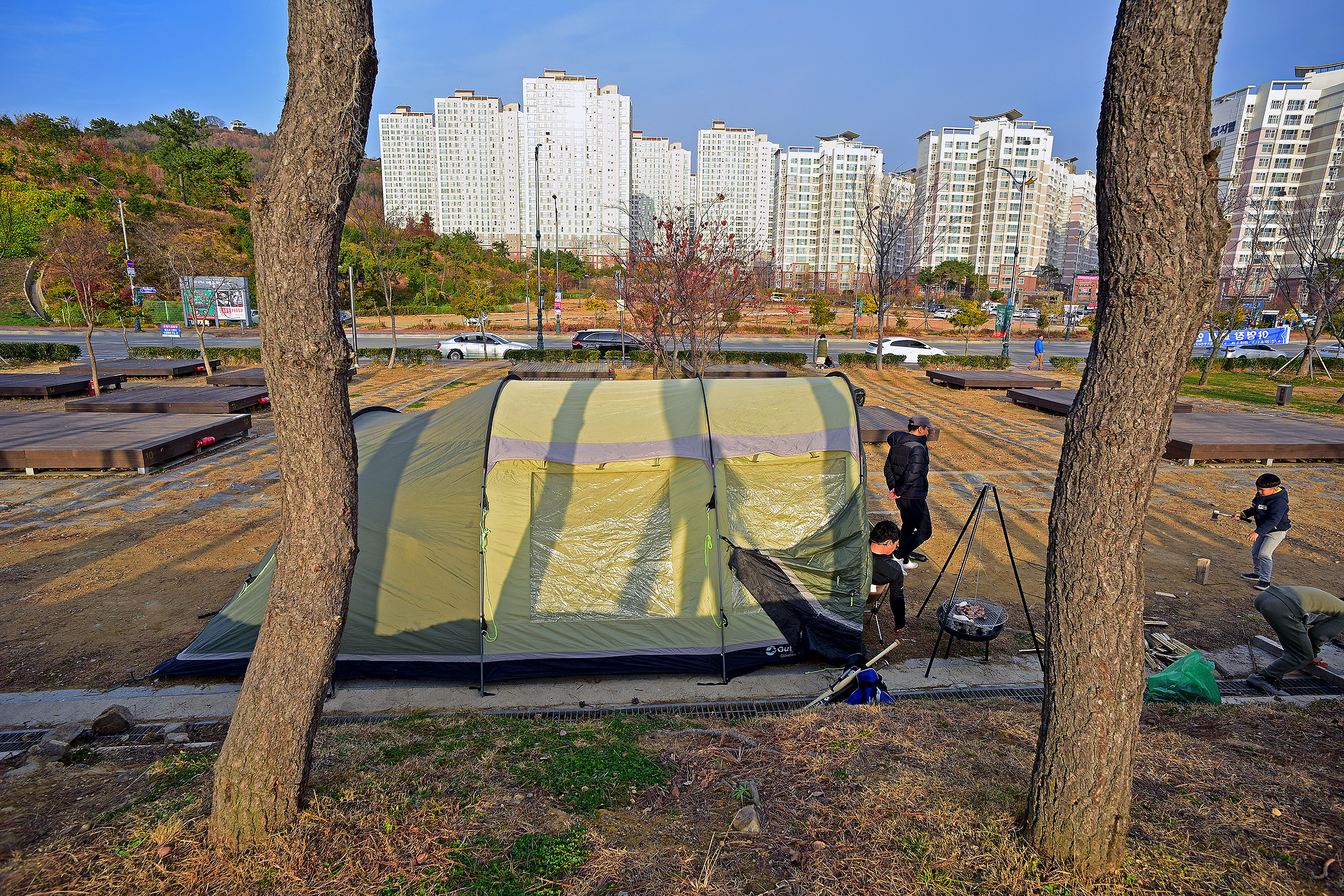 웅천친수공원 야영장