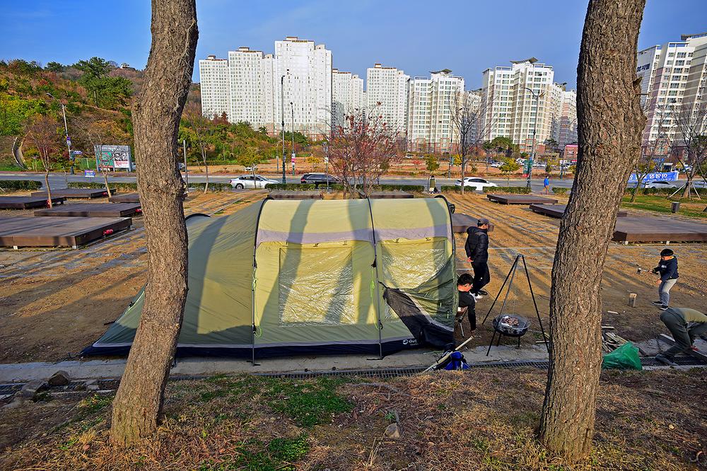 웅천친수공원 야영장