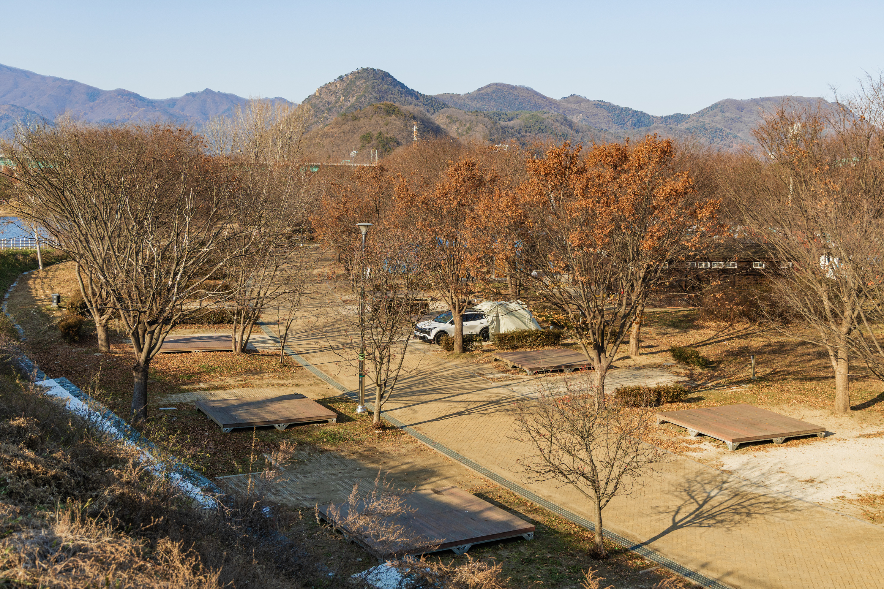 자라섬 캠핑장