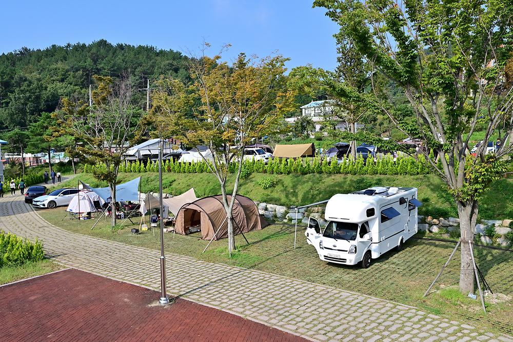 상족암군립공원 오토캠핑장