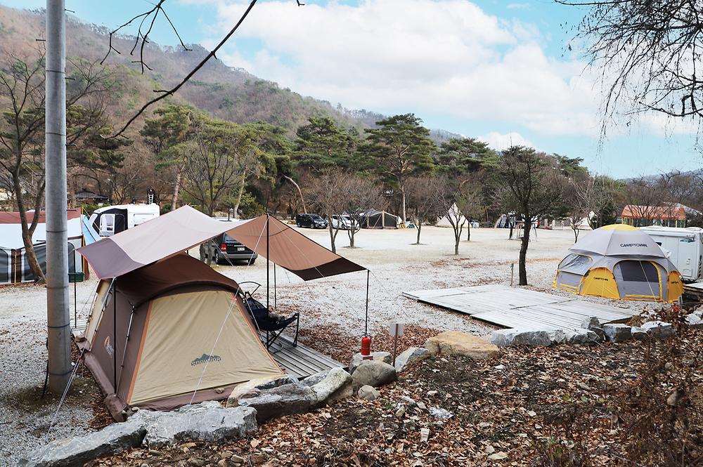 진밭골향기관광농원 야영장