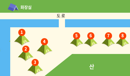 안전 및 시설배치도입니다