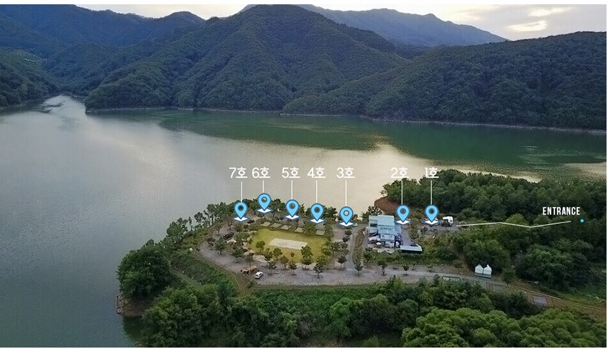 안전 및 시설배치도입니다