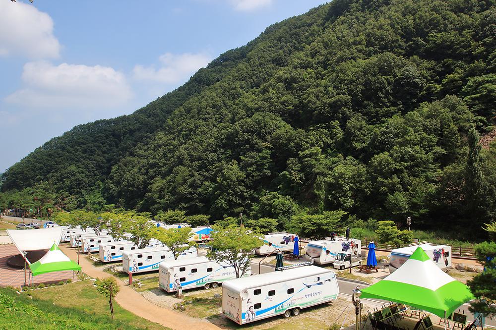 치산 관광지 캠핑장